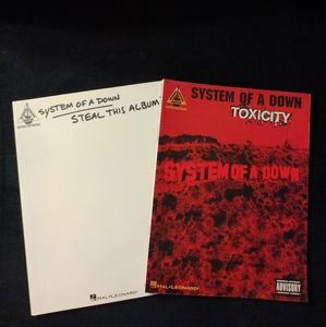 Set of 2 System Of a Down Guitar Tab Books
